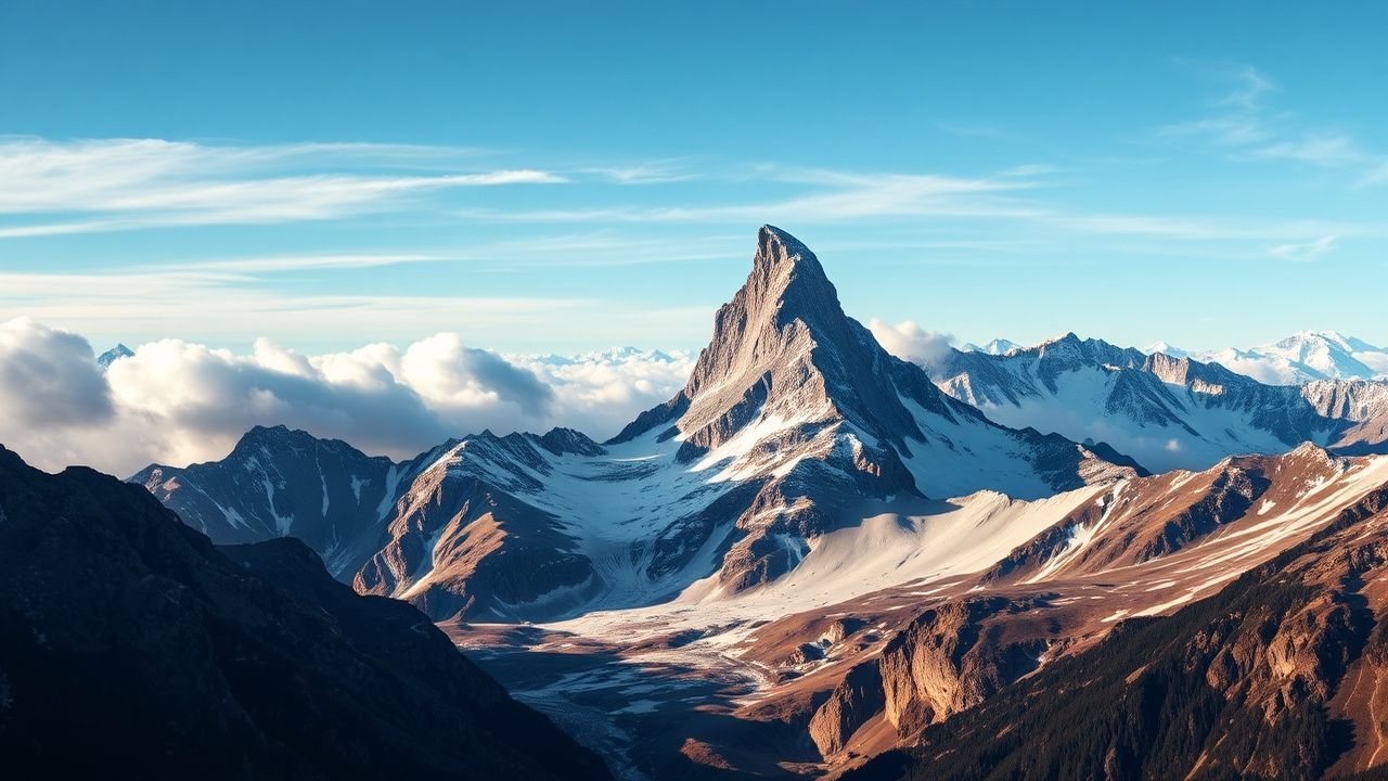 Lush Matterhorn Pyramid Peak Drama