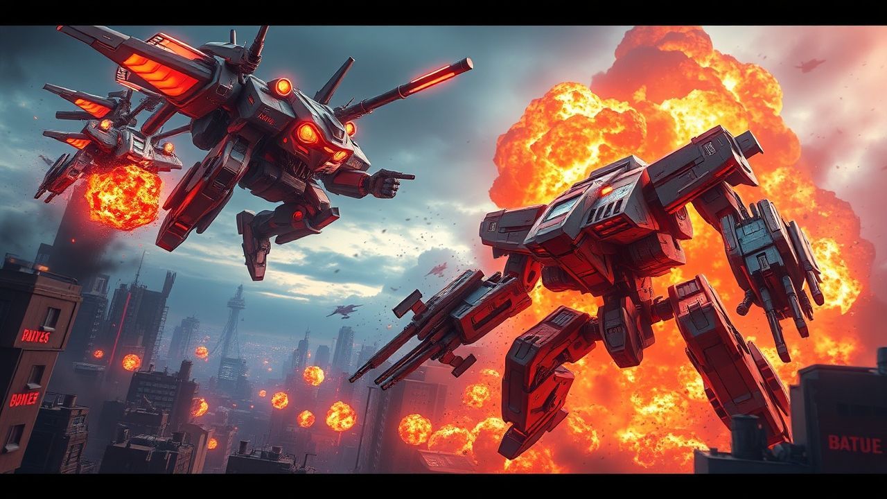 Titanium Mech Battle Giant