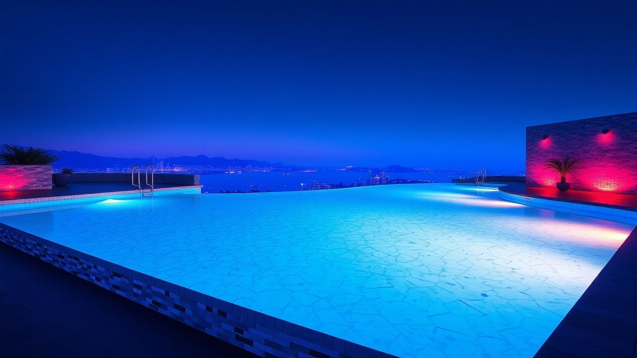 Digital Liminal Pool Empty