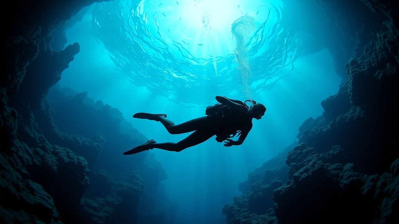 Abyssal Freediver Blue Abyss Serenity