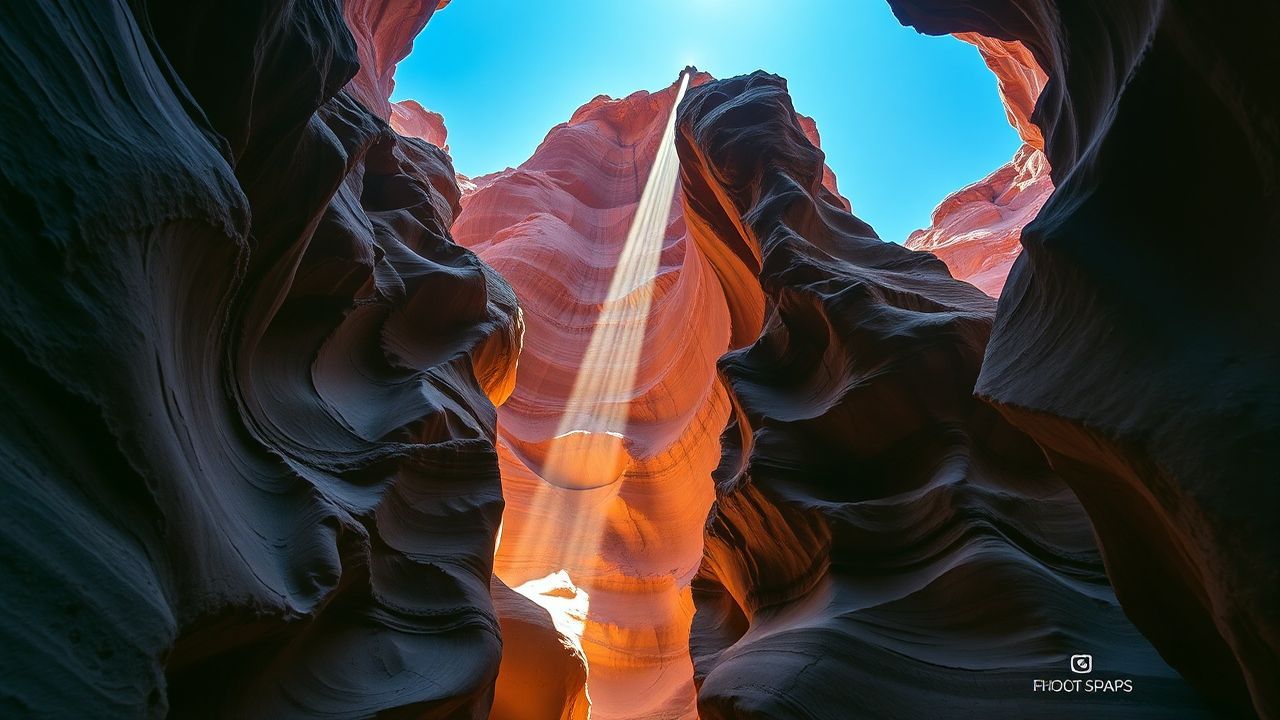 Radiant Slot Canyon Narrow Glow