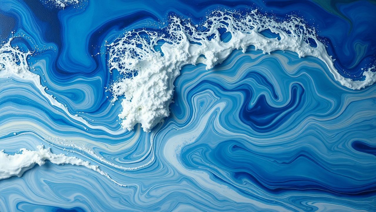 Dynamic Resin Art Ocean