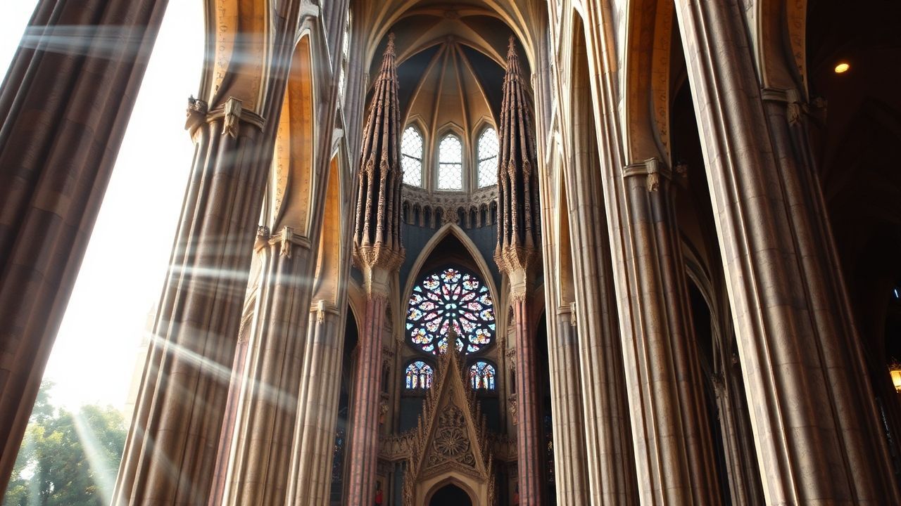 Iconic Sagrada Familia Interior