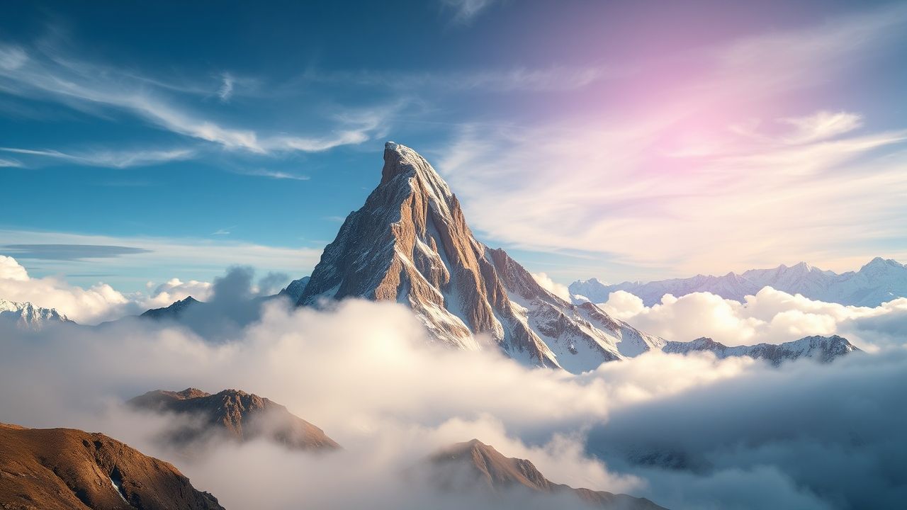 Lush Matterhorn Pyramid Peak Drama