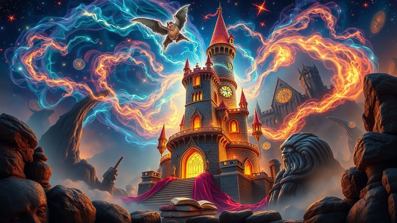 Mythical Wizard Tower Energy Magic