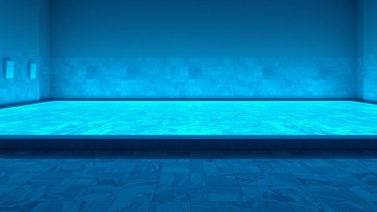 Dreamy Liminal Pool Empty