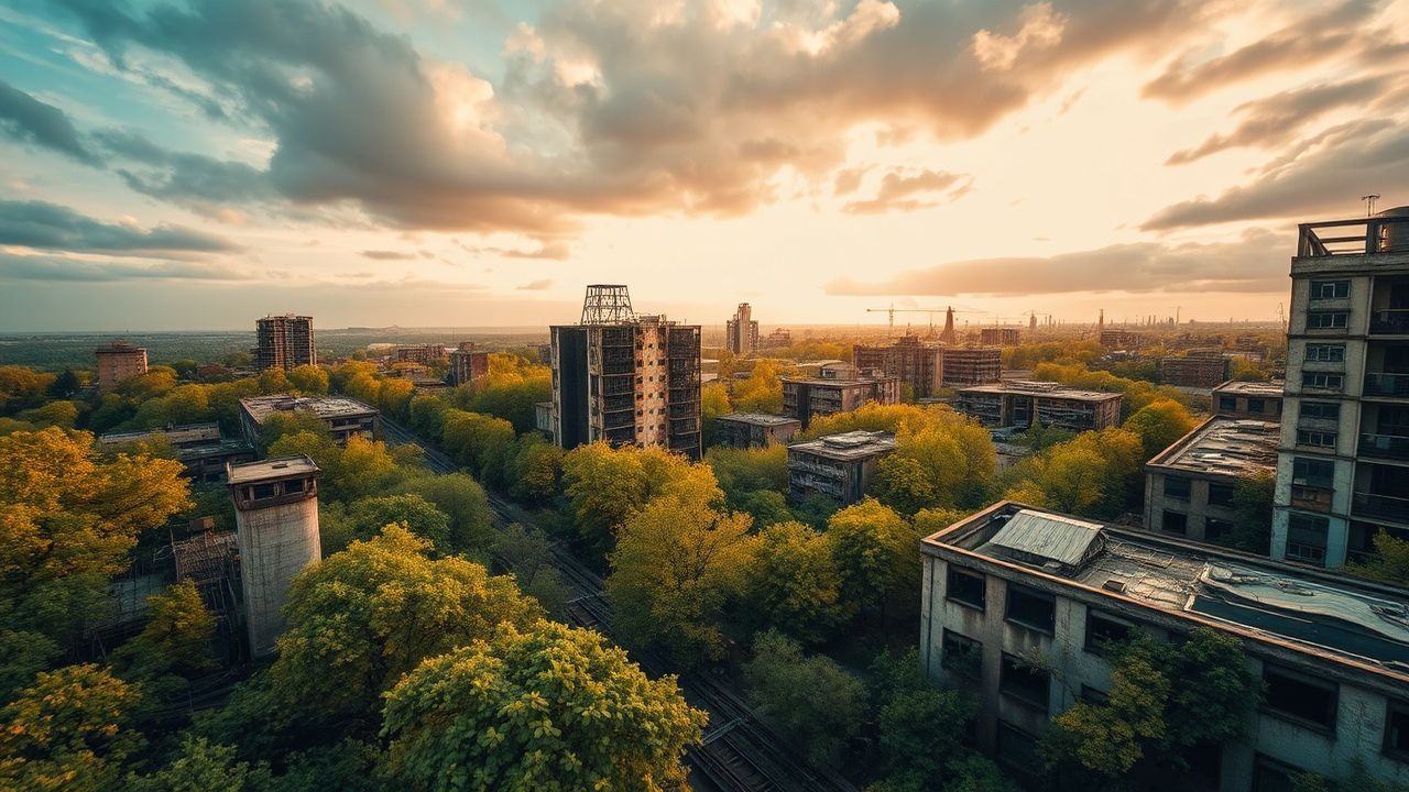 Overgrown Chernobyl Nature Reclaiming