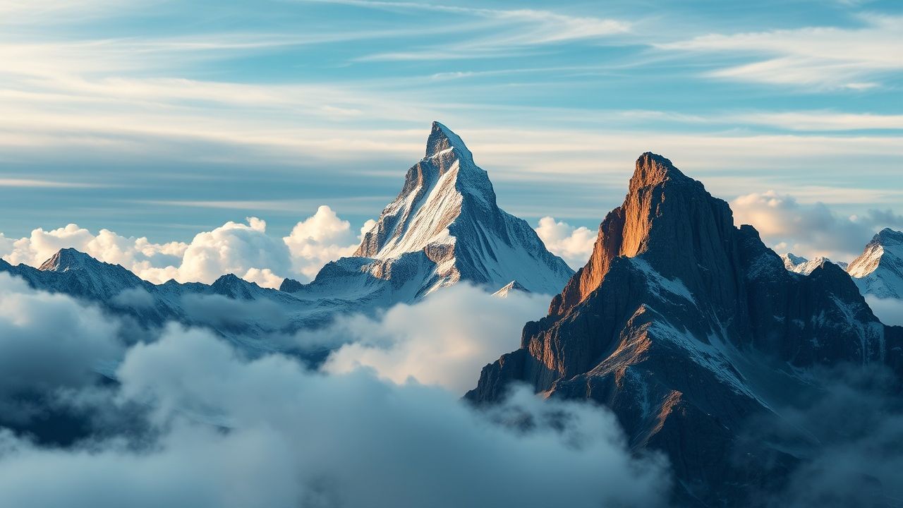 Verdant Matterhorn Pyramid Peak Drama