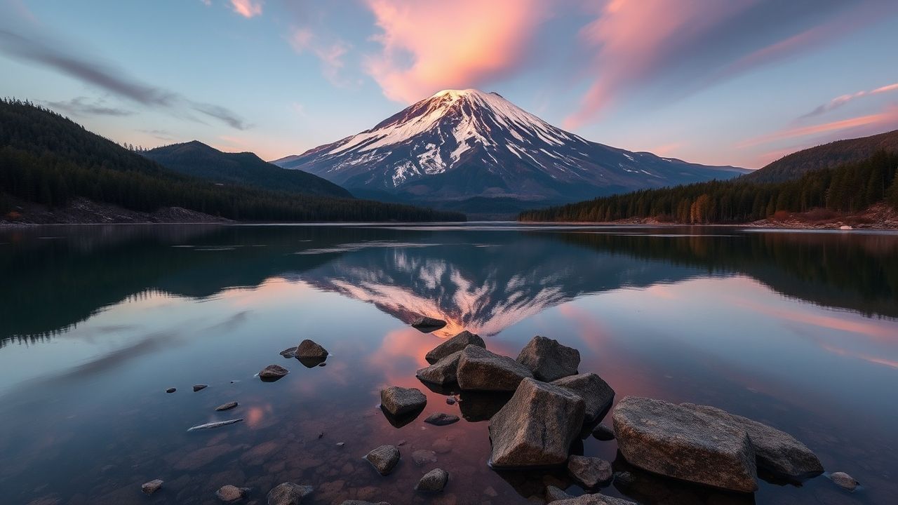 Zen Mt. Fuji Mount Lakes Reflections