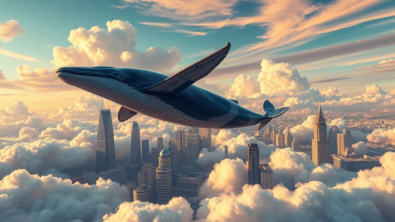 Infinite Whale Flying City
