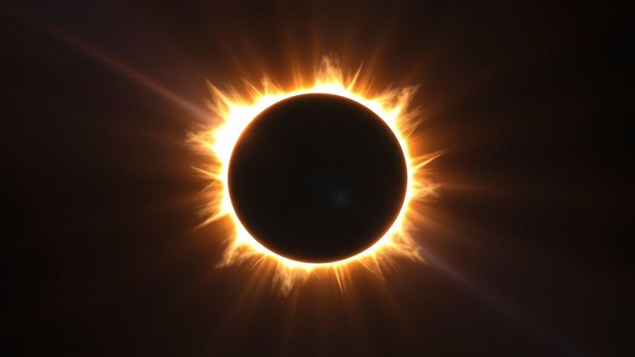 Serene Total Solar Eclipse
