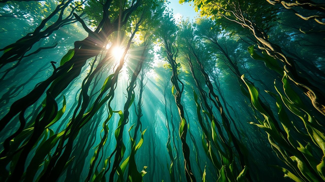 Luminous Kelp Forest Cathedral Depths