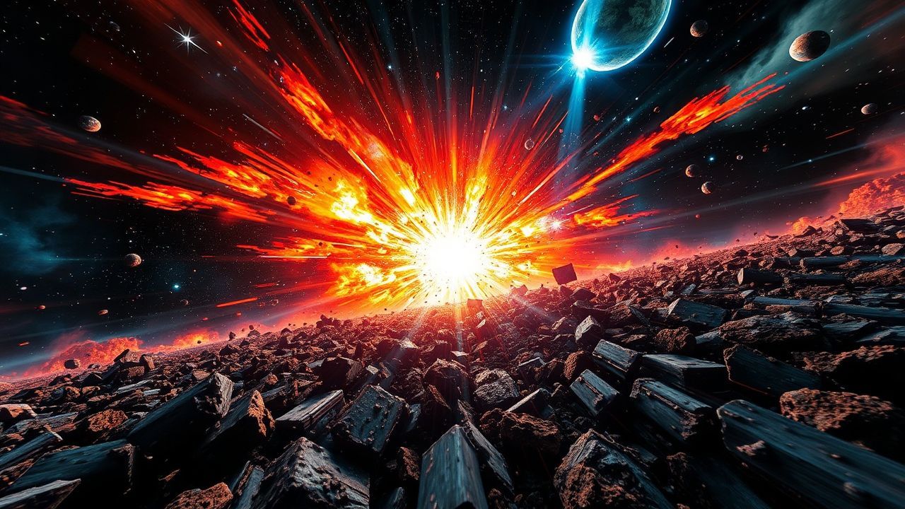 Infinite Supernova Explosion Shockwave