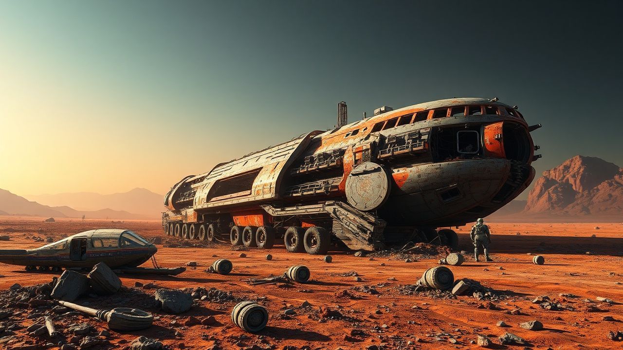 Quantum Crashed Alien Ship Ruins