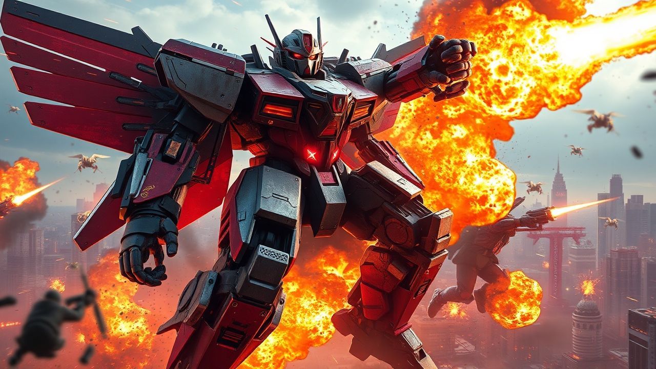 Colossal Mech Battle Giant