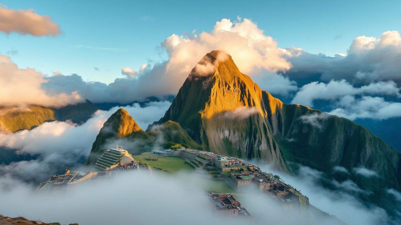 Mysterious Machu Picchu Picchu Clouds