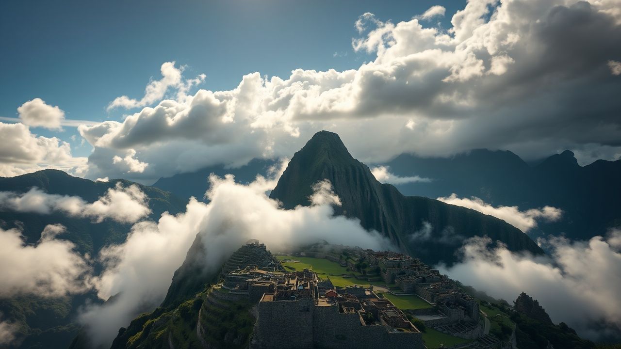 Timeless Machu Picchu Picchu Clouds