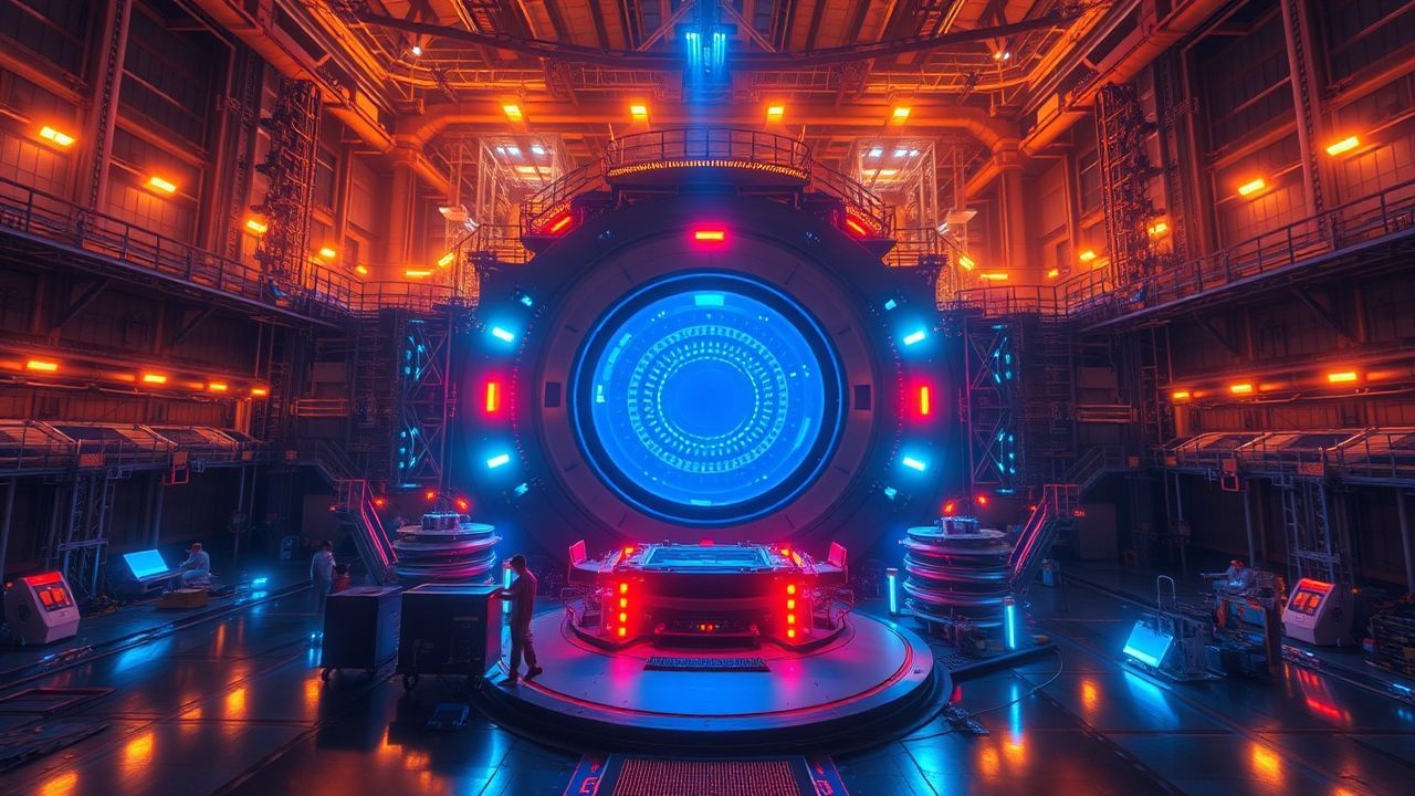 Quantum Fusion Reactor Core Glow