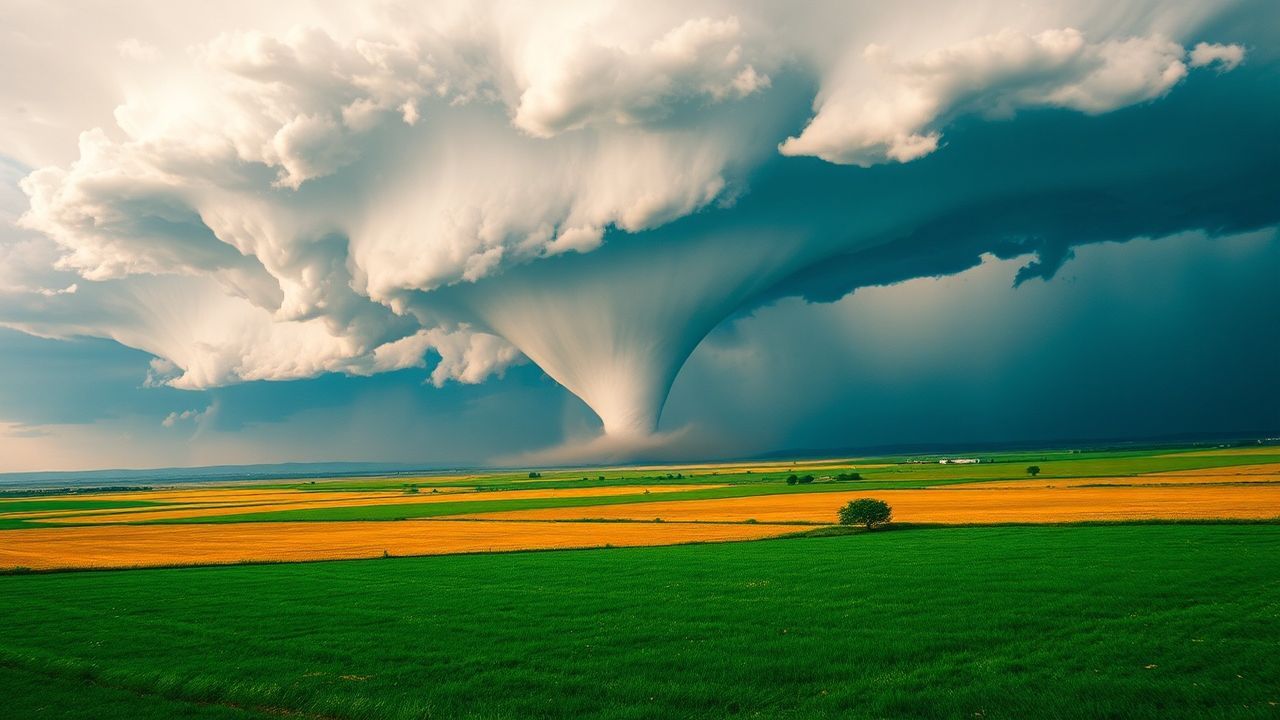 Enchanting Tornado Supercell Structure Drama