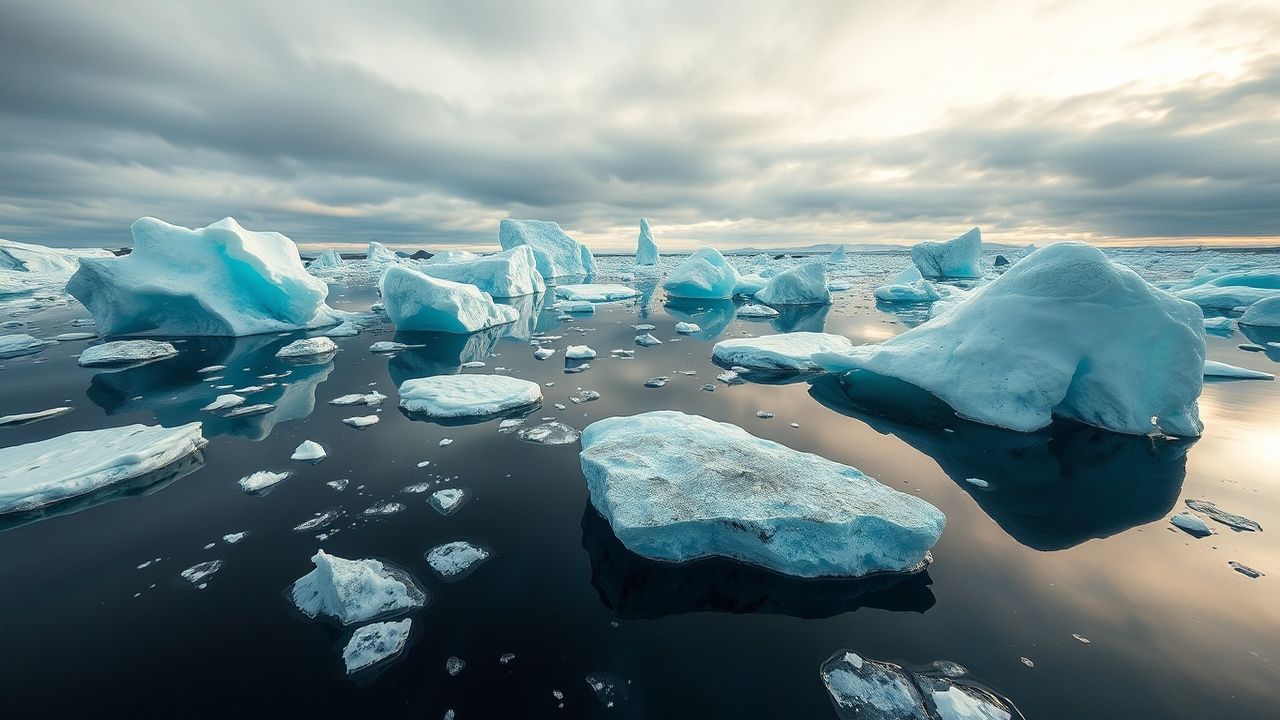 Ethereal Iceland Glacial Lagoon Crystal