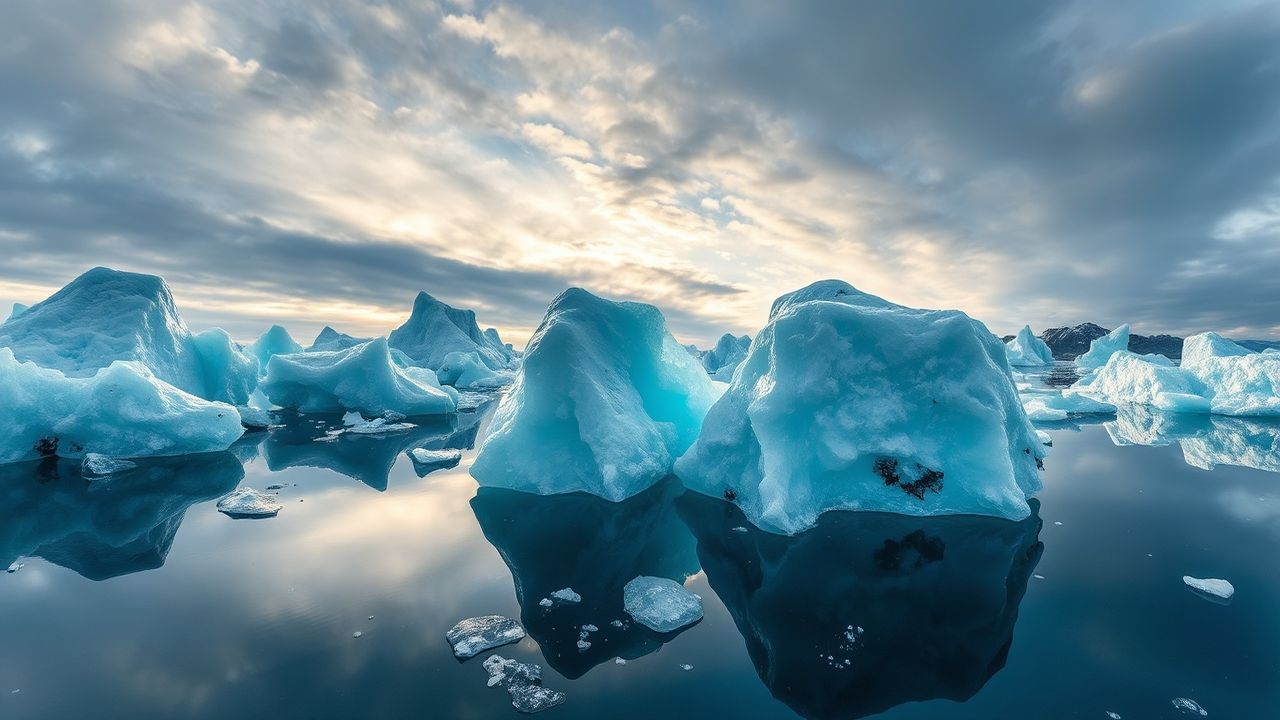 Glorious Iceland Glacial Lagoon Crystal