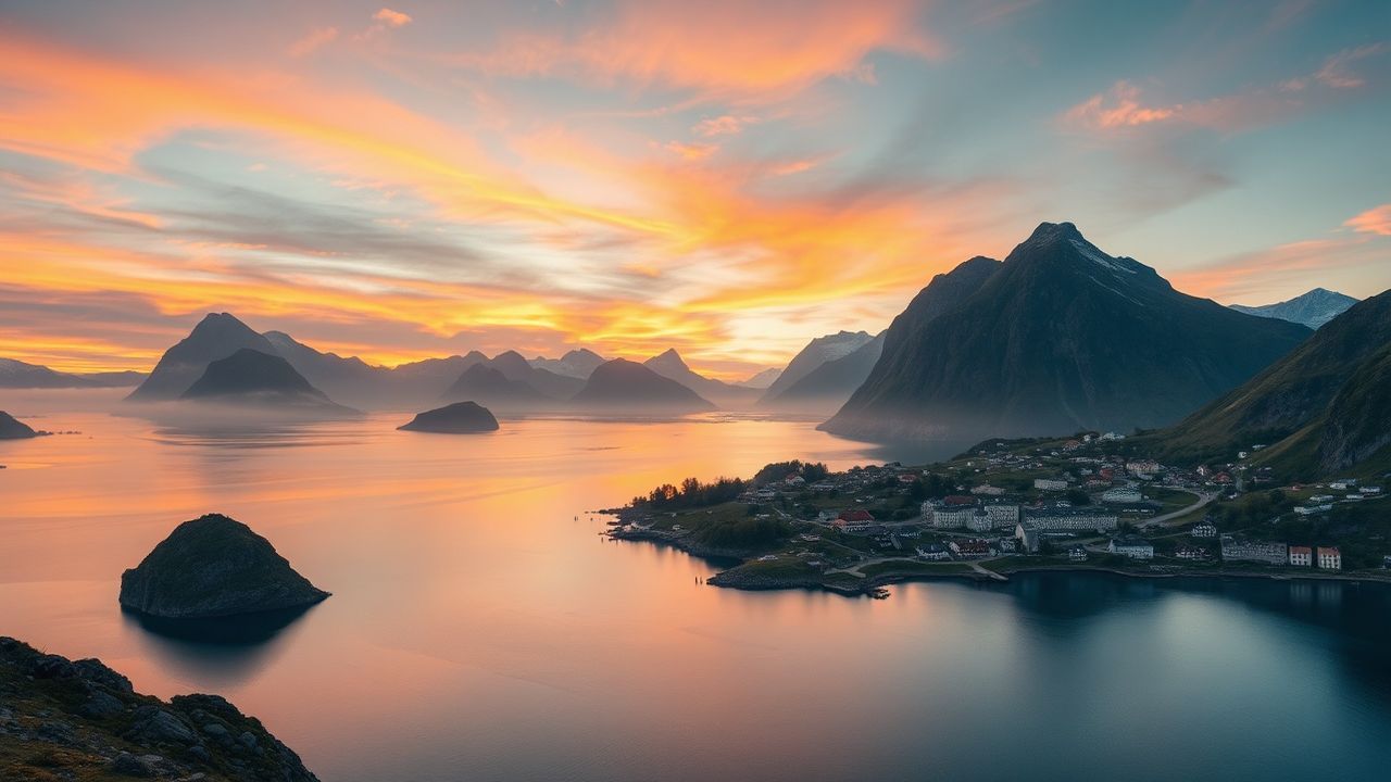 Dramatic Norway Lofoten Islands Drama