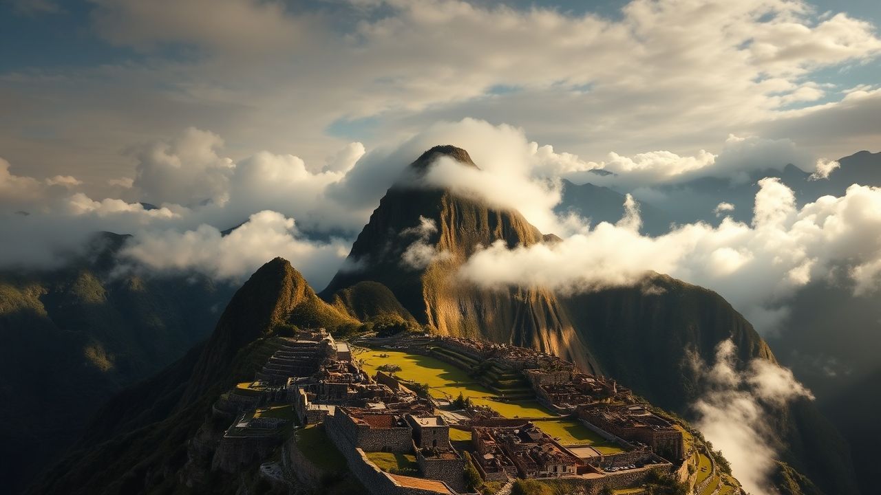 Lost Machu Picchu Picchu Clouds