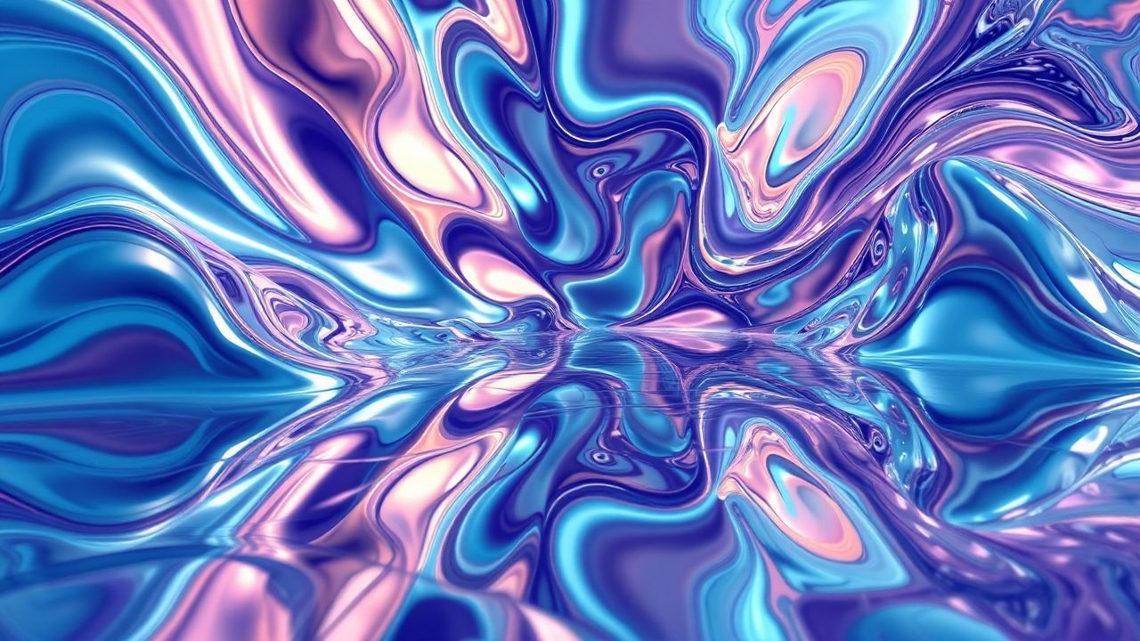 Prismatic Liquid Chrome Morphing