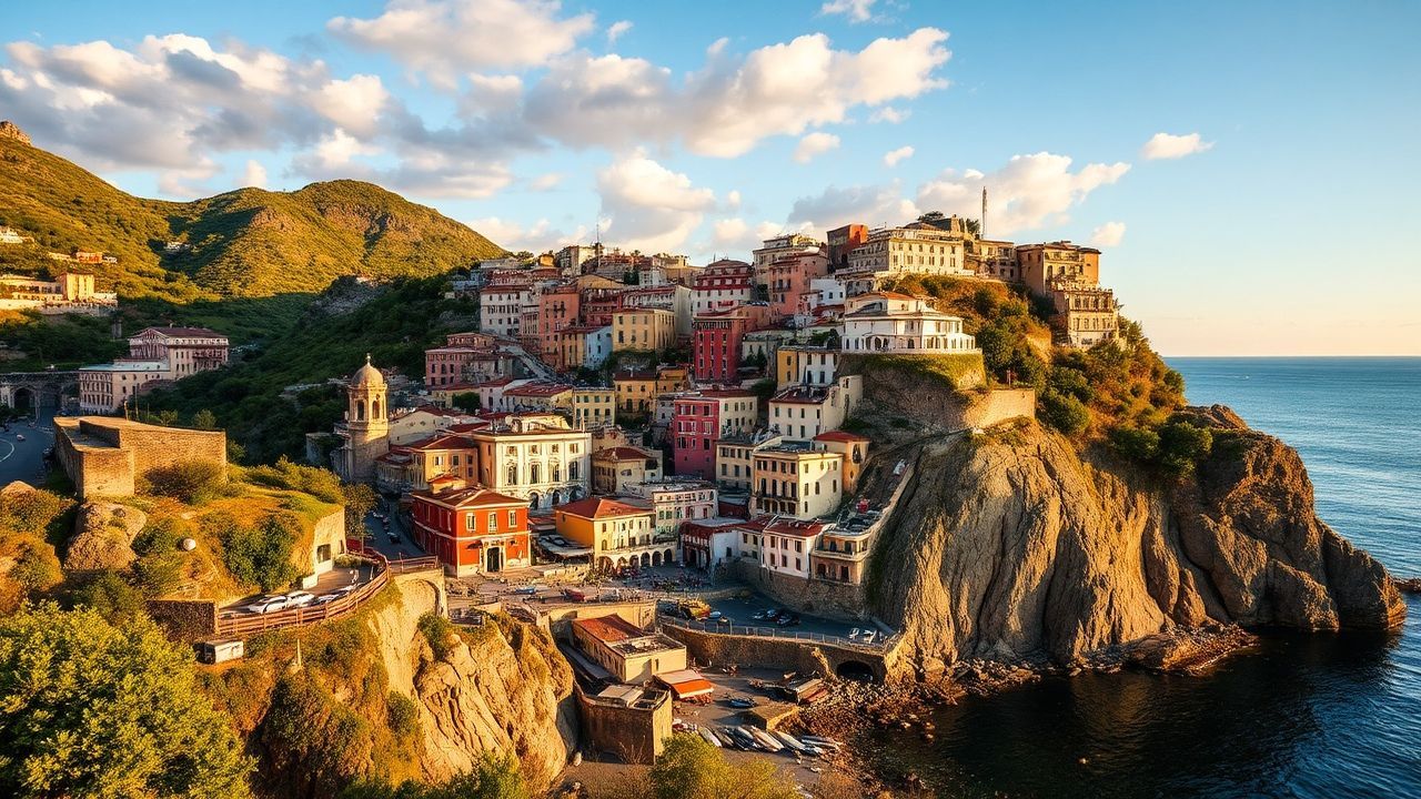 Azure Amalfi Coast Coast Colorful Drama