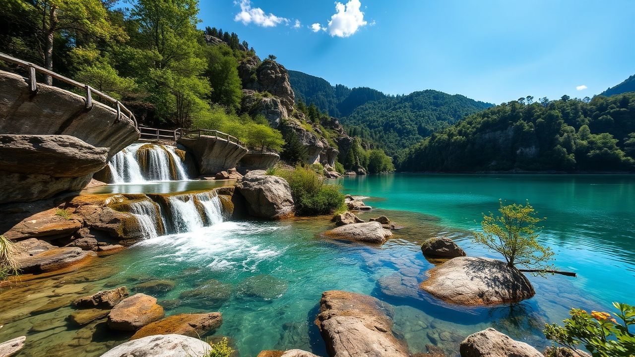 Serene Croatia Plitvice Lakes