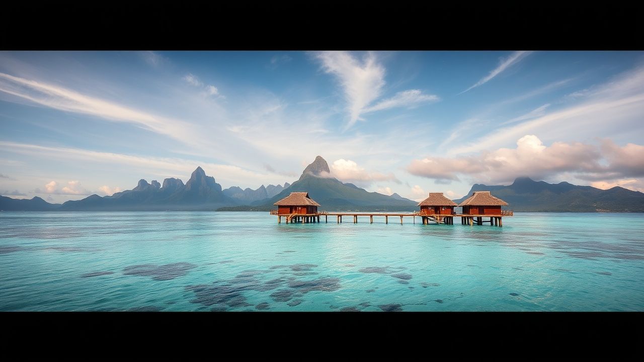 Lush Tahiti Overwater Bungalow