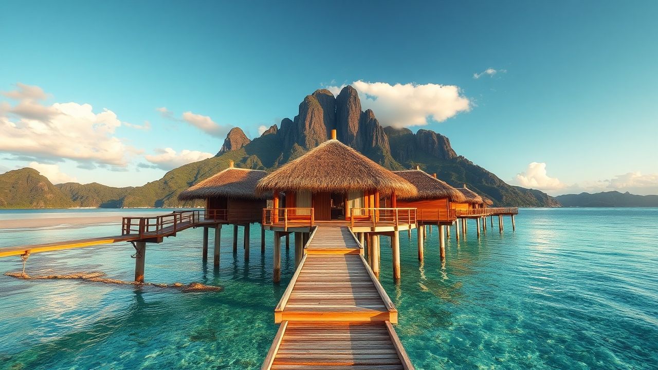 Breathtaking Tahiti Overwater Bungalow