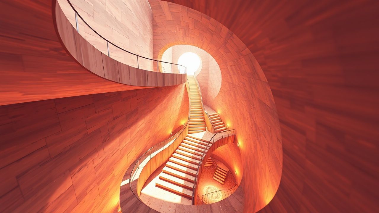 Surreal Infinite Stairs Impossible