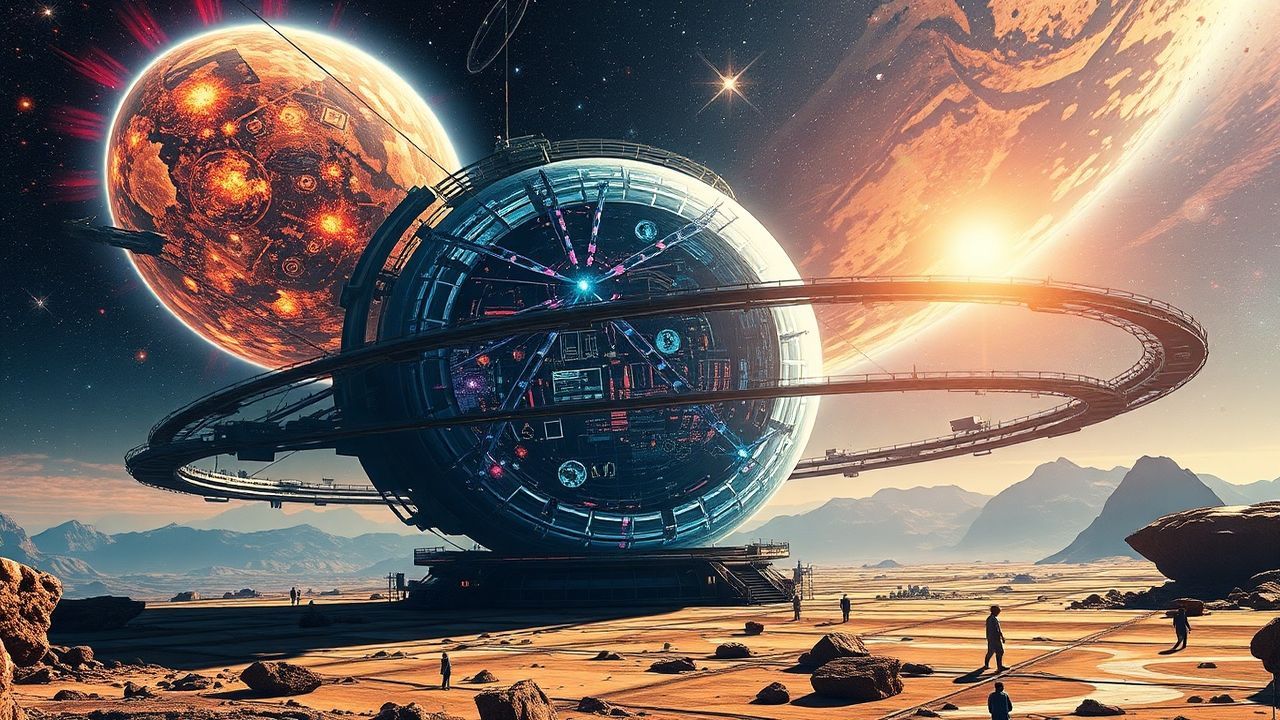 Radiant Dyson Sphere Megastructure