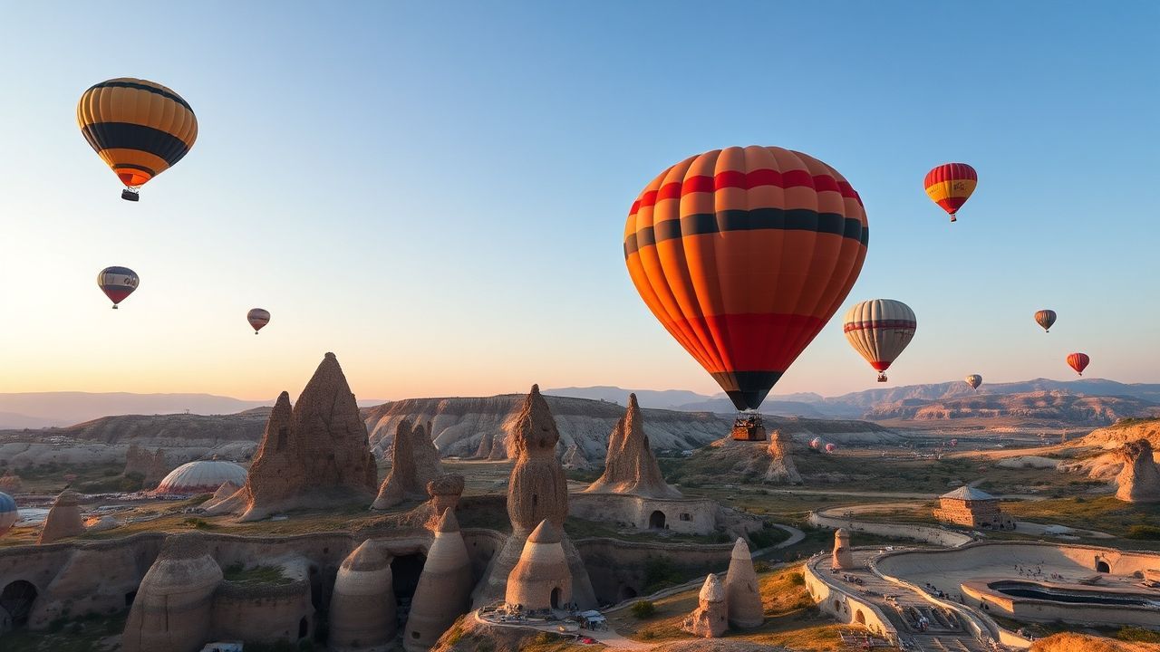 Golden Cappadocia Turkey Fairy at Sunrise