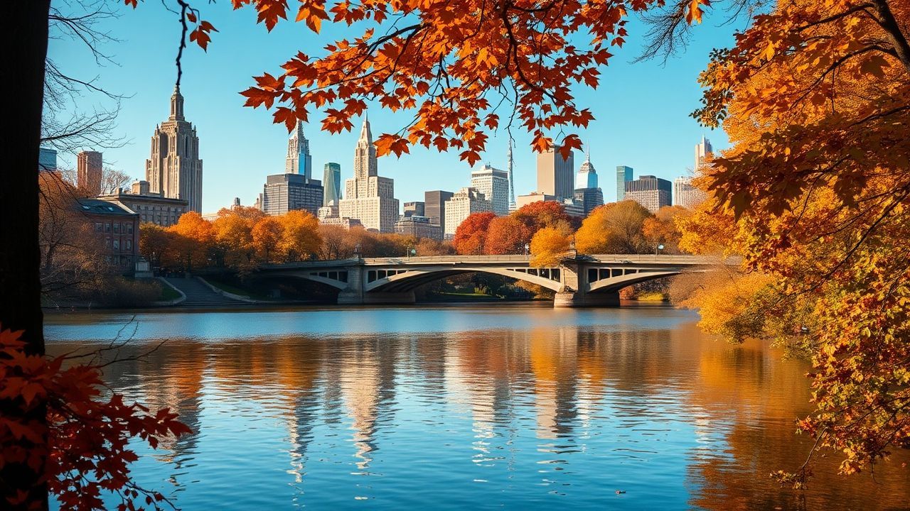 Glorious Central Park Foliage in Autumn