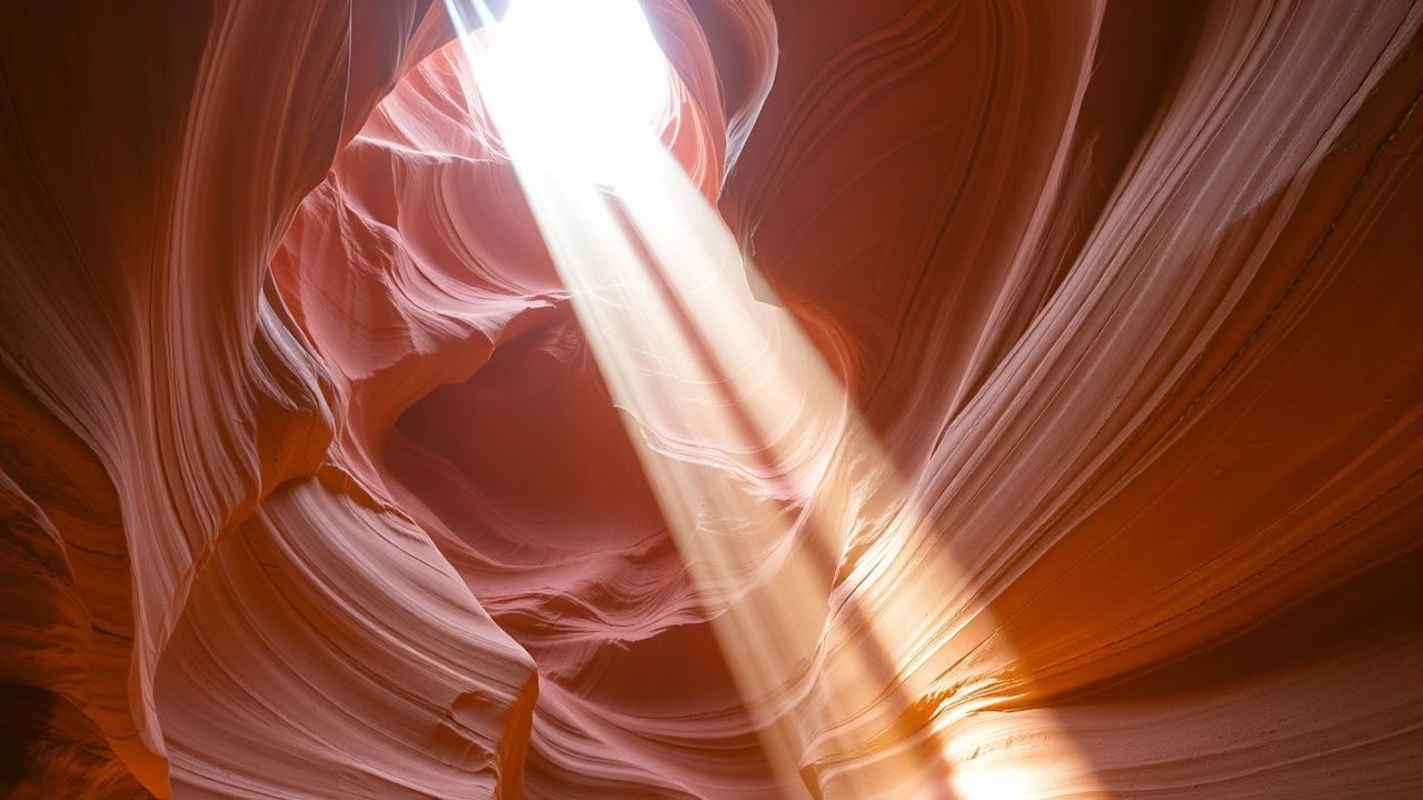 Golden Slot Canyon Narrow Glow