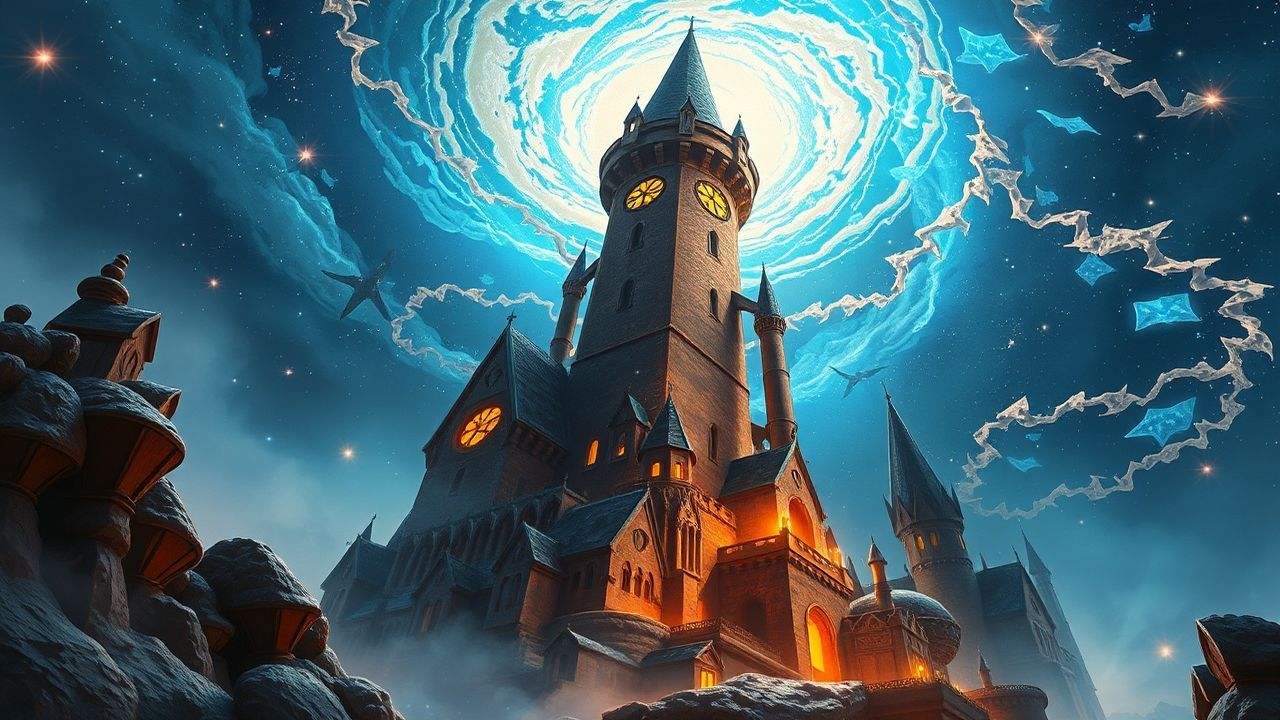 Mythical Wizard Tower Energy Magic