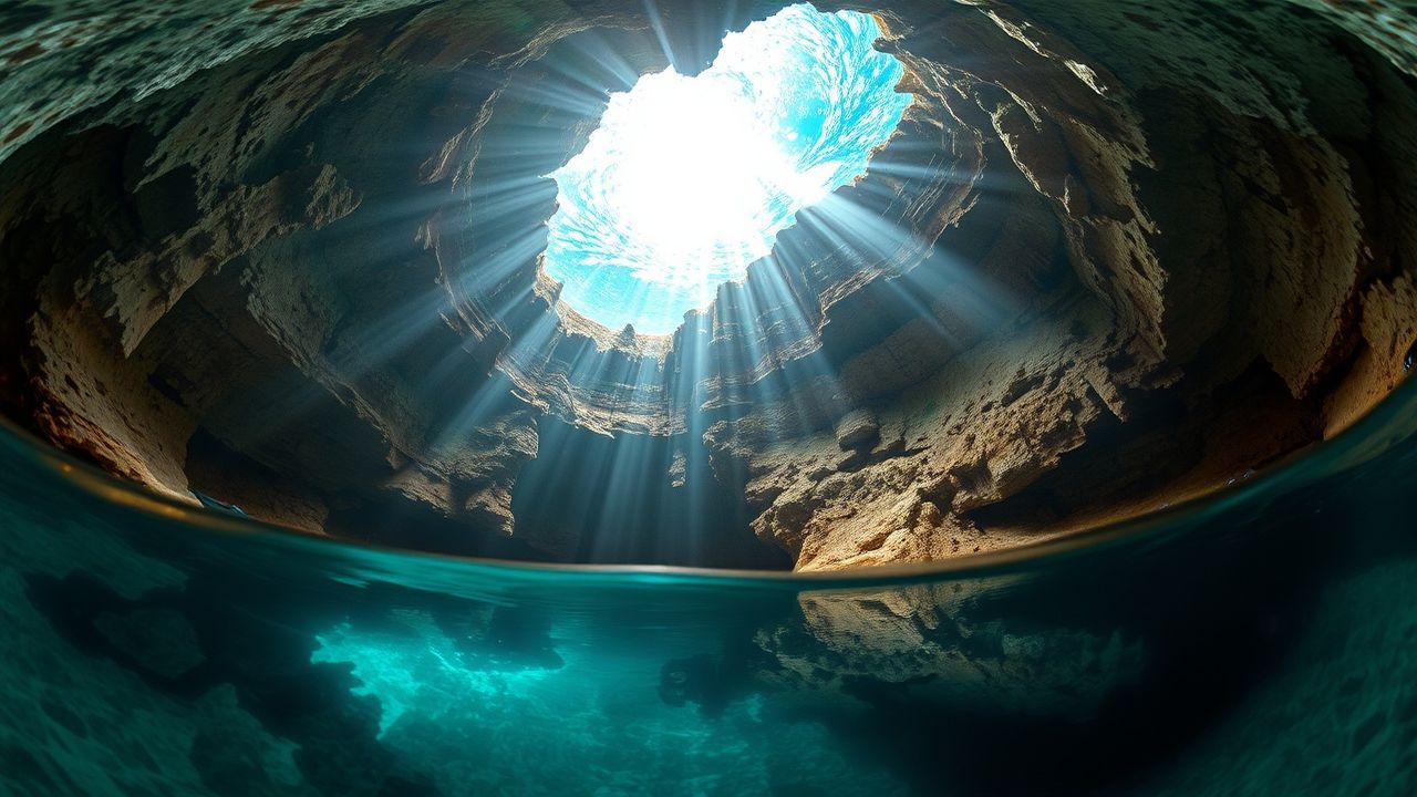Serene Mexico Cenote Clear Crystal