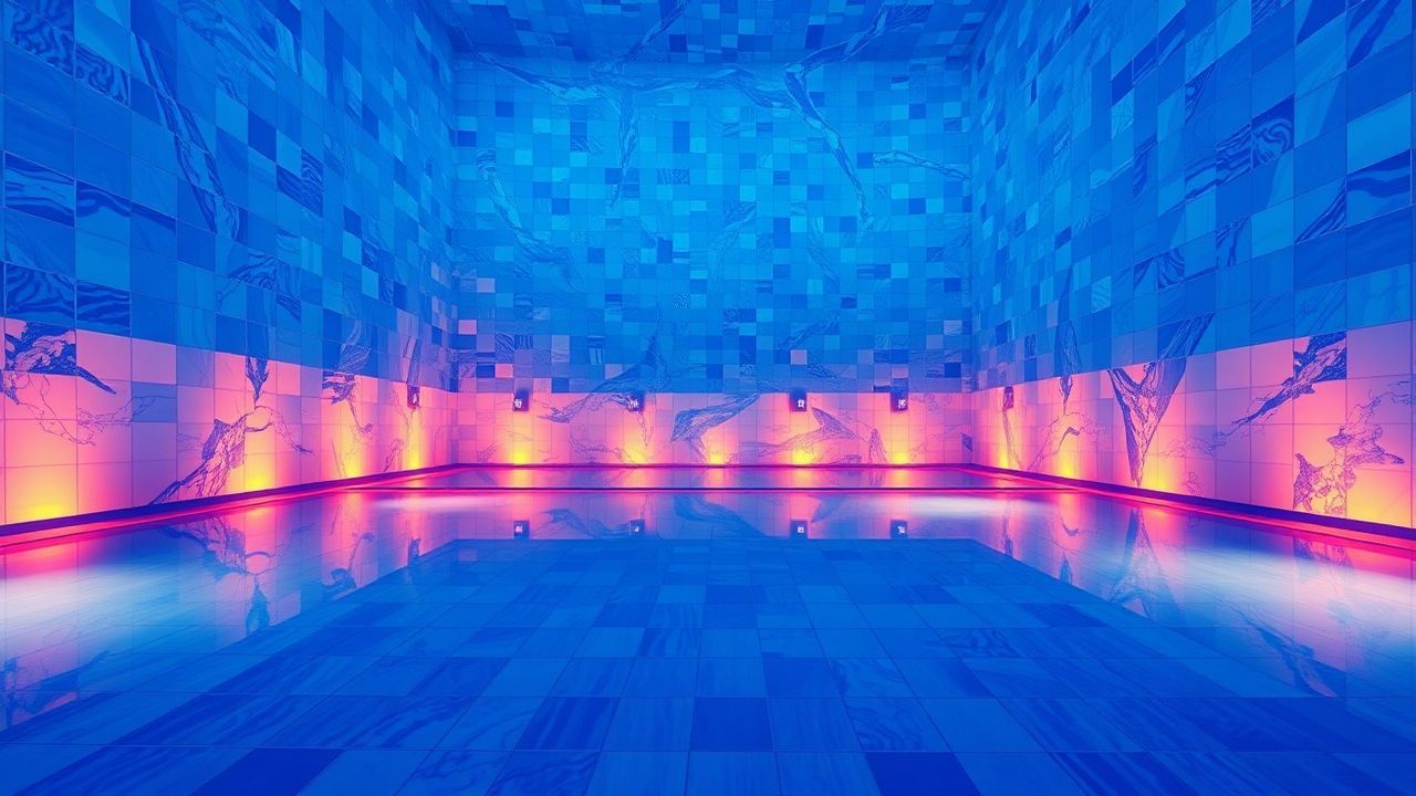 Digital Liminal Pool Empty