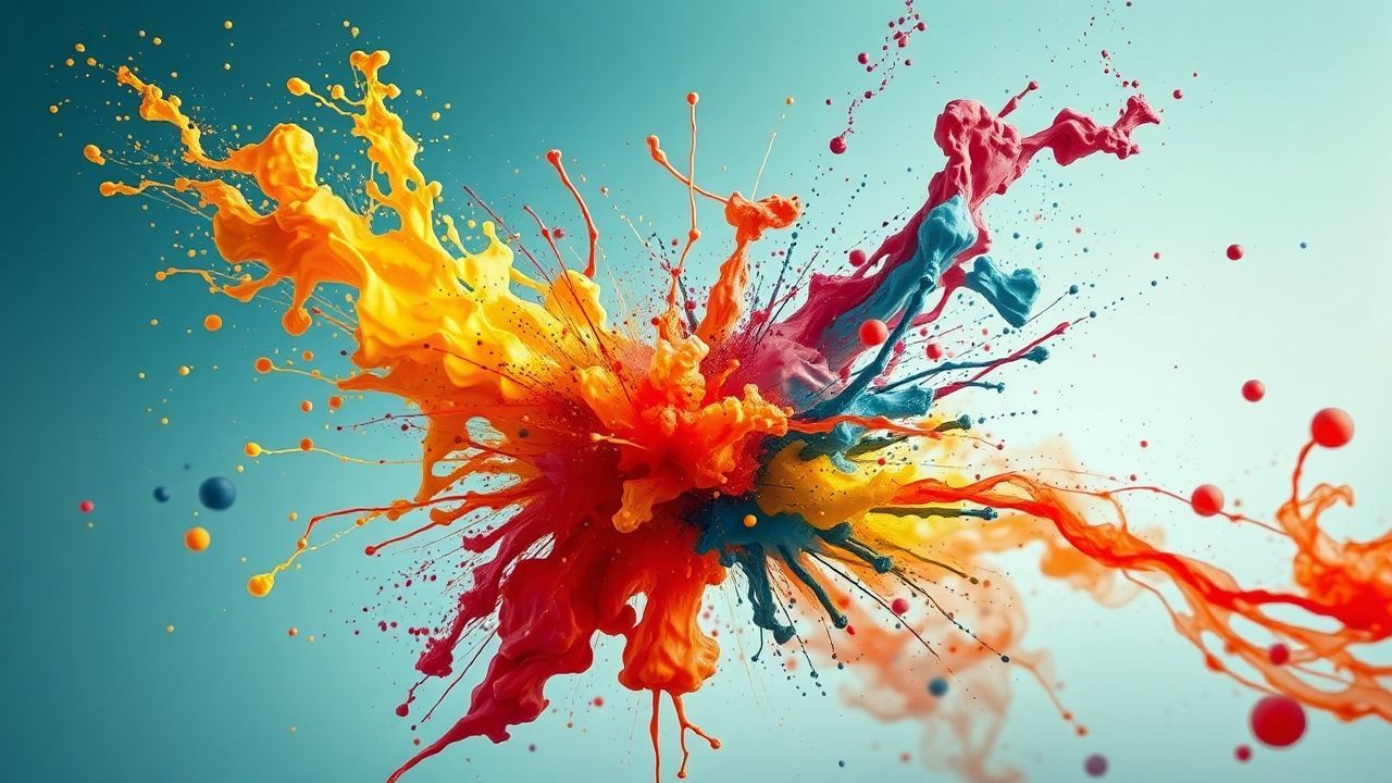 Infinite Paint Explosion Freeze