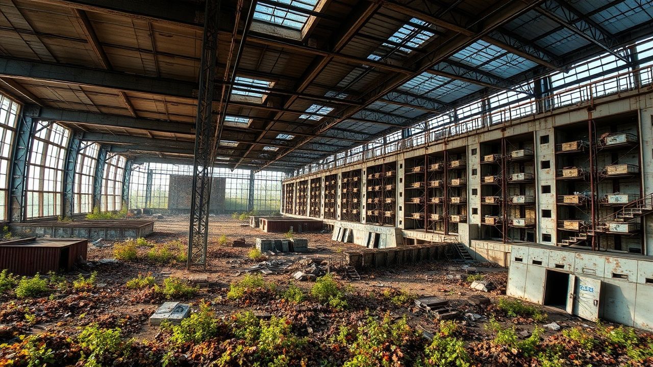 Crumbling Chernobyl Nature Reclaiming