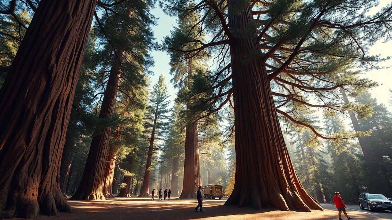 Golden Sequoia Grove Giant