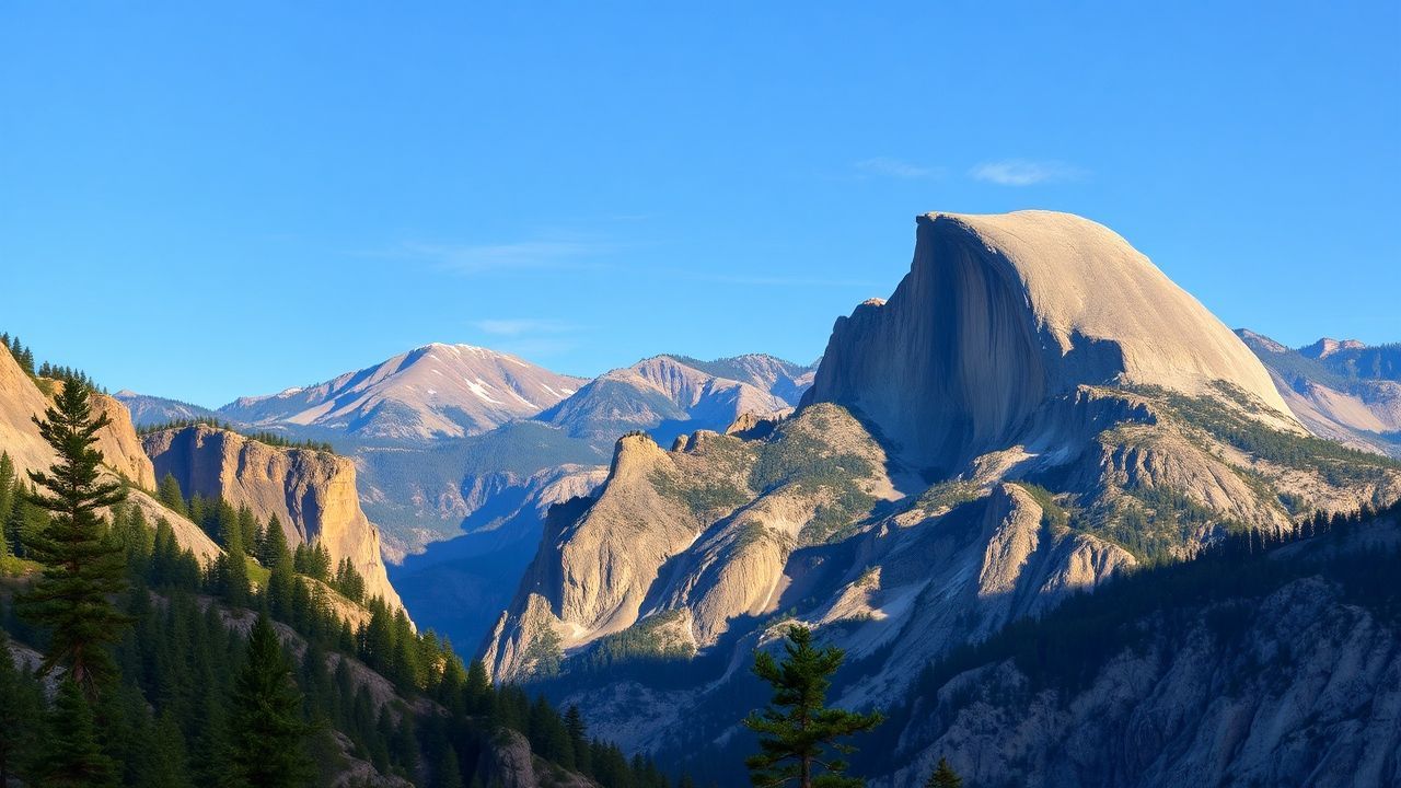 Glorious Yosemite Valley Capitan Panorama