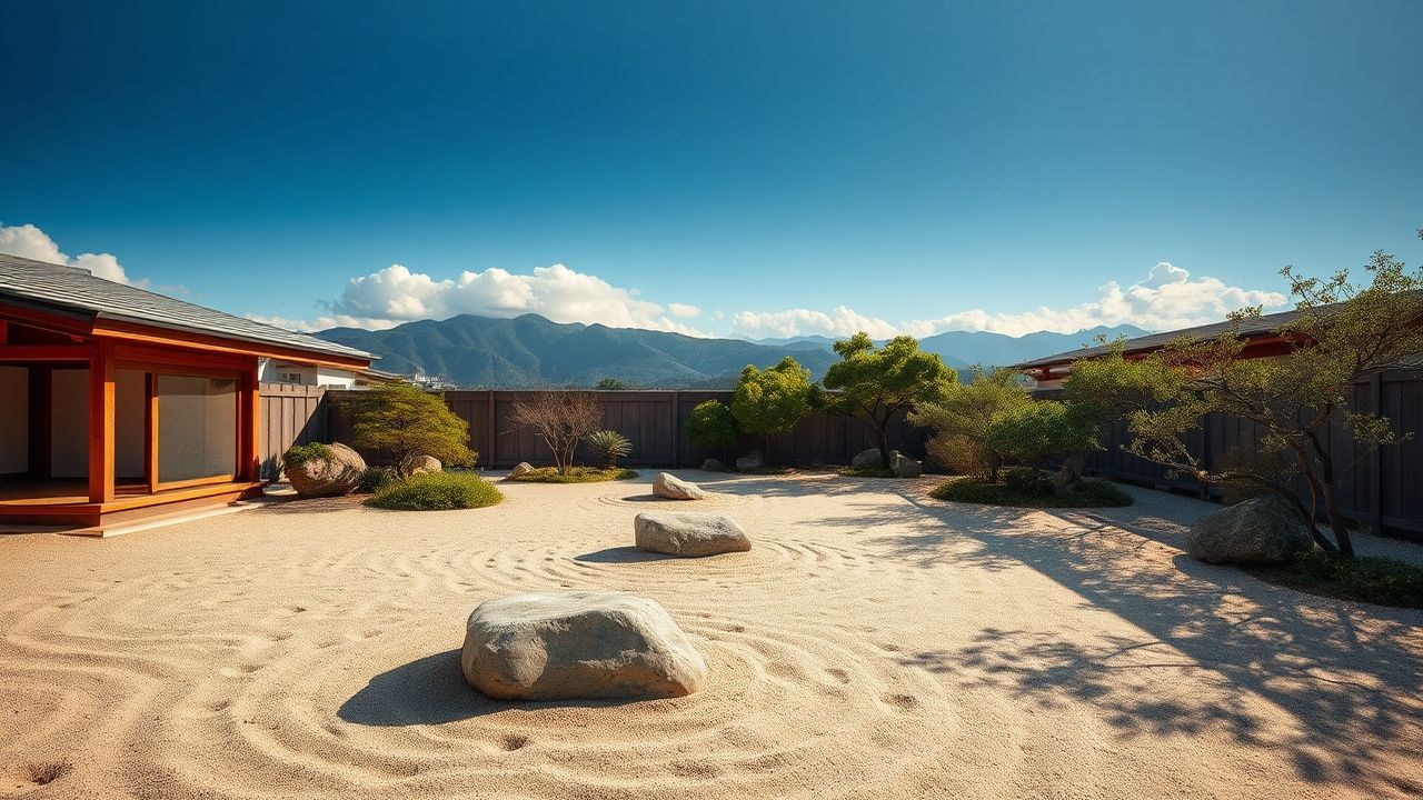 Pure Zen Garden Raked Serenity