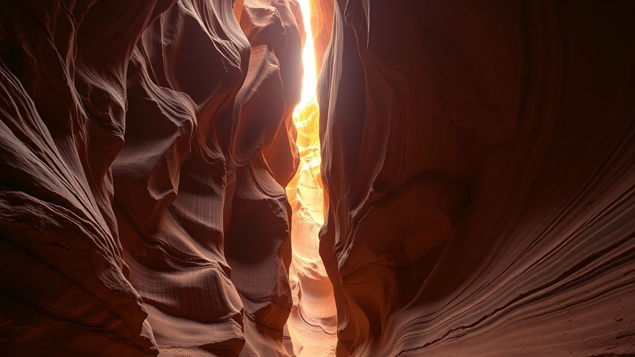 Wild Slot Canyon Narrow Glow