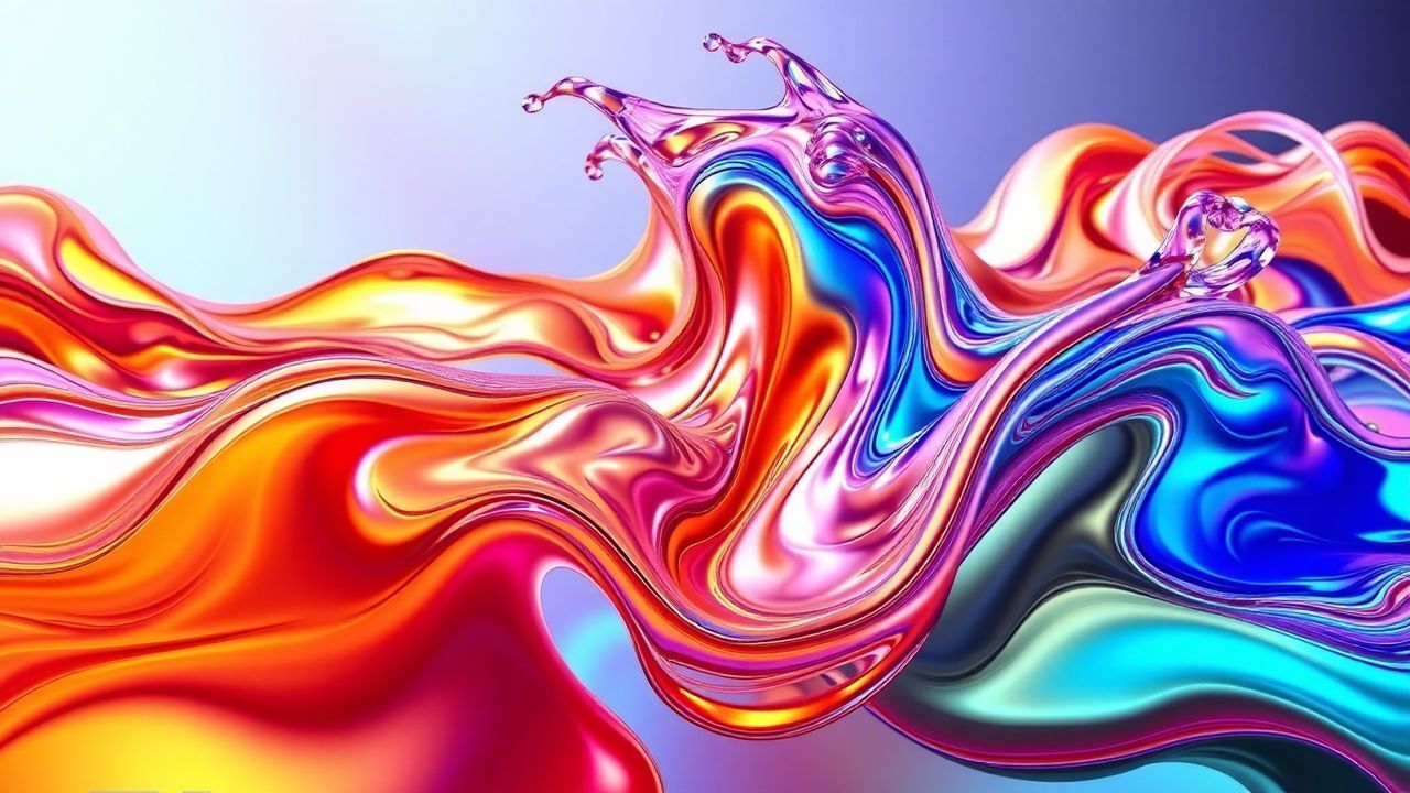 Infinite Fluid Simulation Metallic