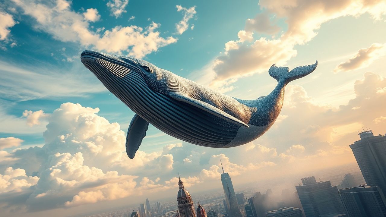 Impossible Whale Flying City