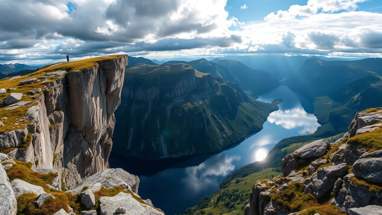 Majestic Norway Trolltunga Cliff Drama