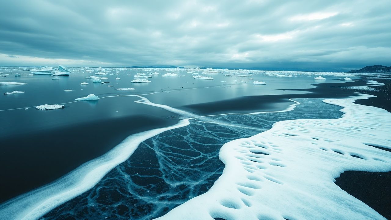 Tranquil Iceland Diamond Beach